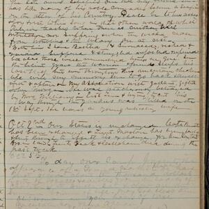 a page of handwritten text
