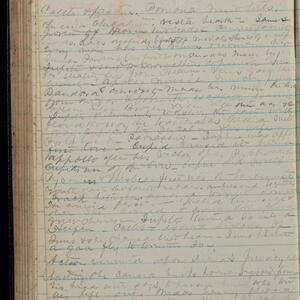 a page of handwritten text