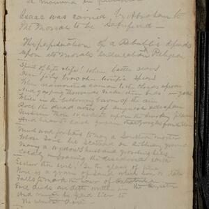 a page of handwritten text