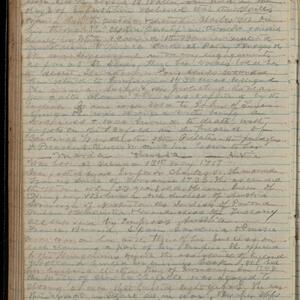 a page of handwritten text