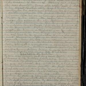 a page of handwritten text
