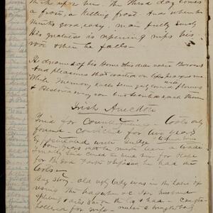 a page of handwritten text