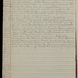 a page of handwritten text