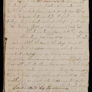 a page of handwritten text
