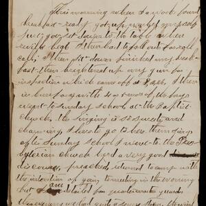 a page of handwritten text