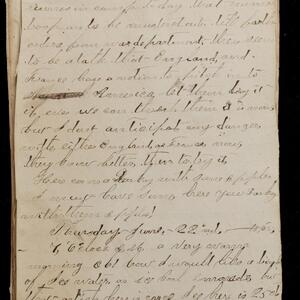 a page of handwritten text