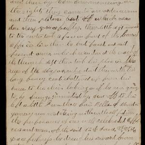 a page of handwritten text