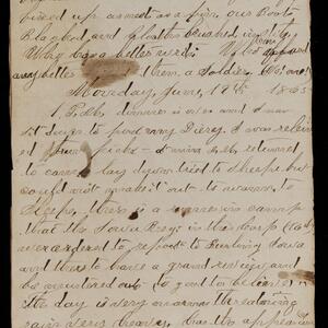 a page of handwritten text