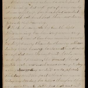 a page of handwritten text