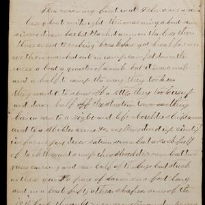 a page of handwritten text