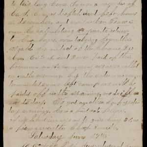 a page of handwritten text