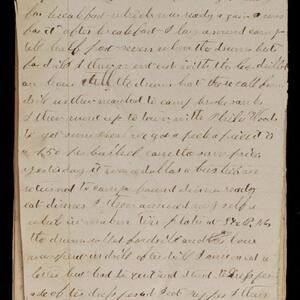 a page of handwritten text