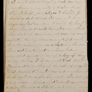 a page of handwritten text