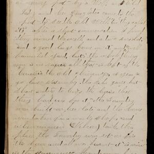 a page of handwritten text