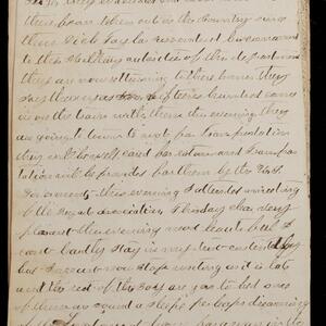 a page of handwritten text