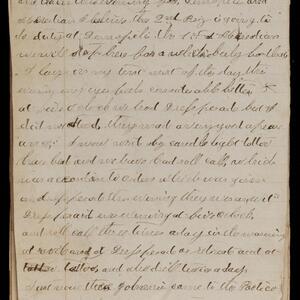 a page of handwritten text