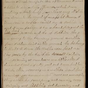 a page of handwritten text