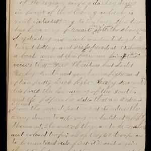 a page of handwritten text