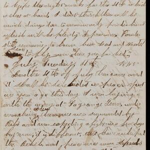 a page of handwritten text