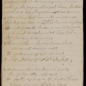 a page of handwritten text