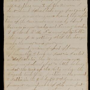 a page of handwritten text