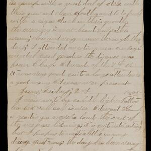 a page of handwritten text