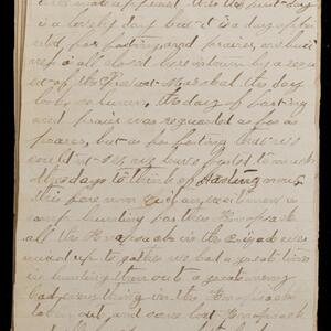 a page of handwritten text