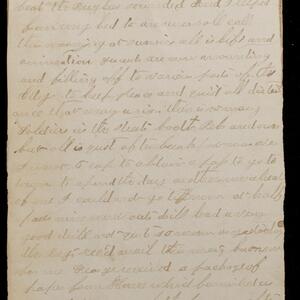 a page of handwritten text