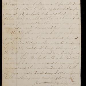 a page of handwritten text