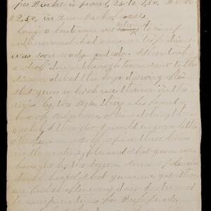 a page of handwritten text