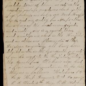 a page of handwritten text