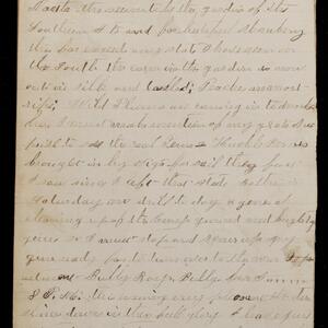 a page of handwritten text