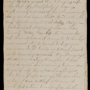 a page of handwritten text