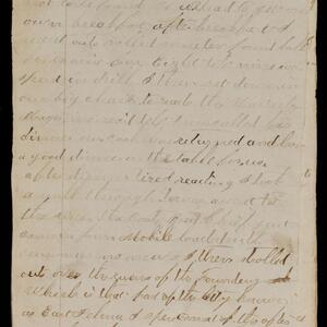 a page of handwritten text