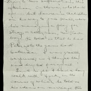 a page of handwritten text