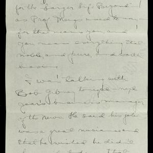 a page of handwritten text