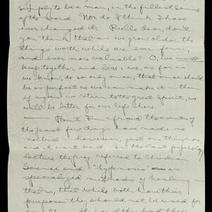 a page of handwritten text