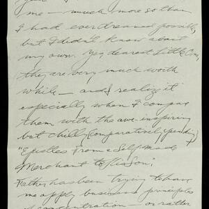 a page of handwritten text