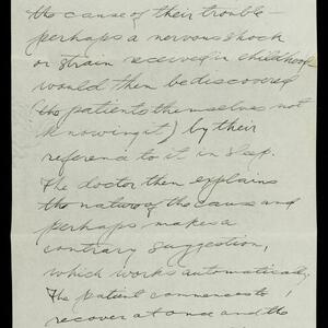 a page of handwritten text