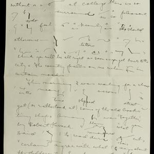a page of handwritten text