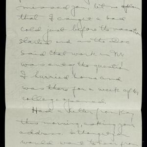 a page of handwritten text