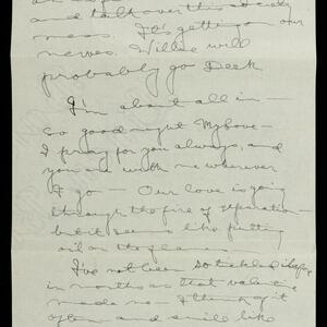 a page of handwritten text