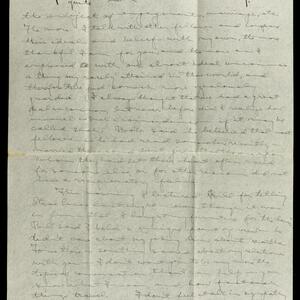 a page of handwritten text