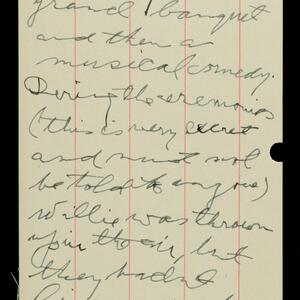 a page of handwritten text