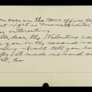 a page of handwritten text