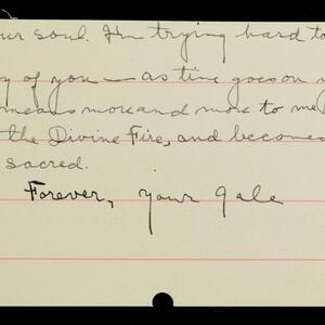 a page of handwritten text