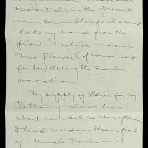 a page of handwritten text