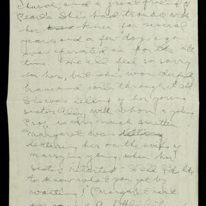 a page of handwritten text