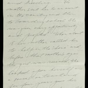 a page of handwritten text