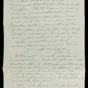 a page of handwritten text